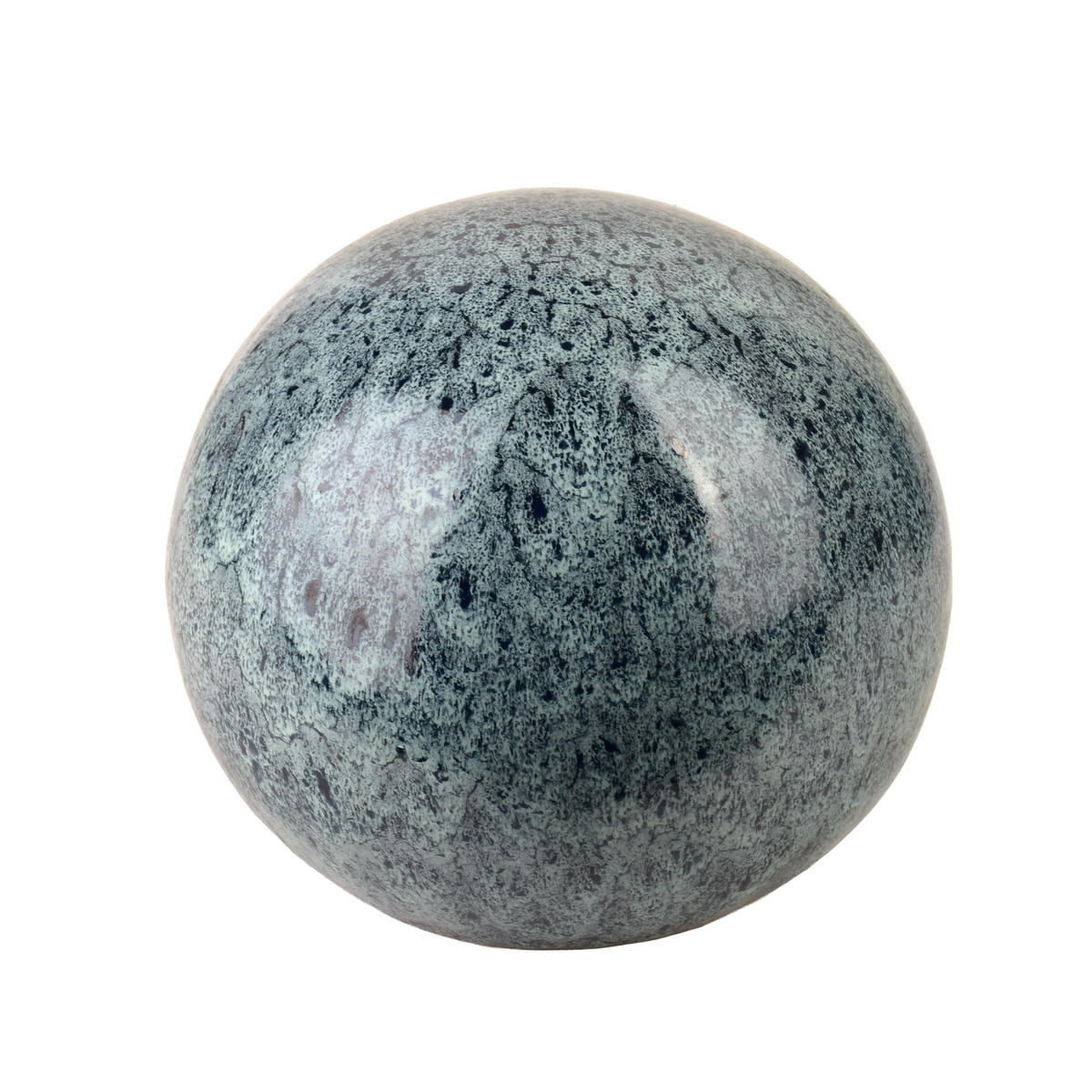 DEKOKUGEL Saggio blau 20/20/20cm Keramik - Blau, Keramik (20/20/20cm) - Mondex