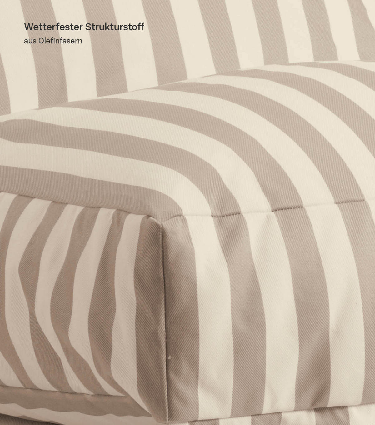OUTDOOR SITZSACK und Hülle Der Summerdream - Beige, Textil (65/80/75cm) - Mokebo
