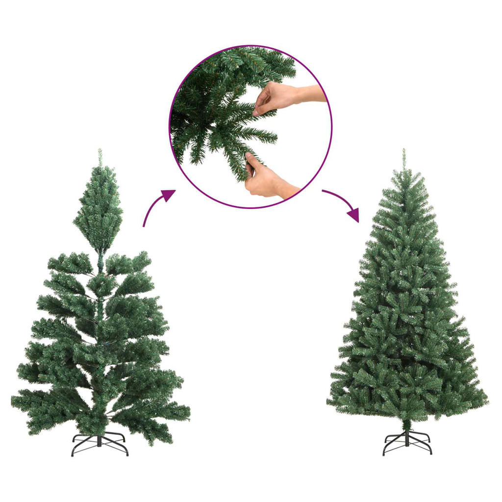 vidaXL Weihnachtsbaum Grün 120 cm