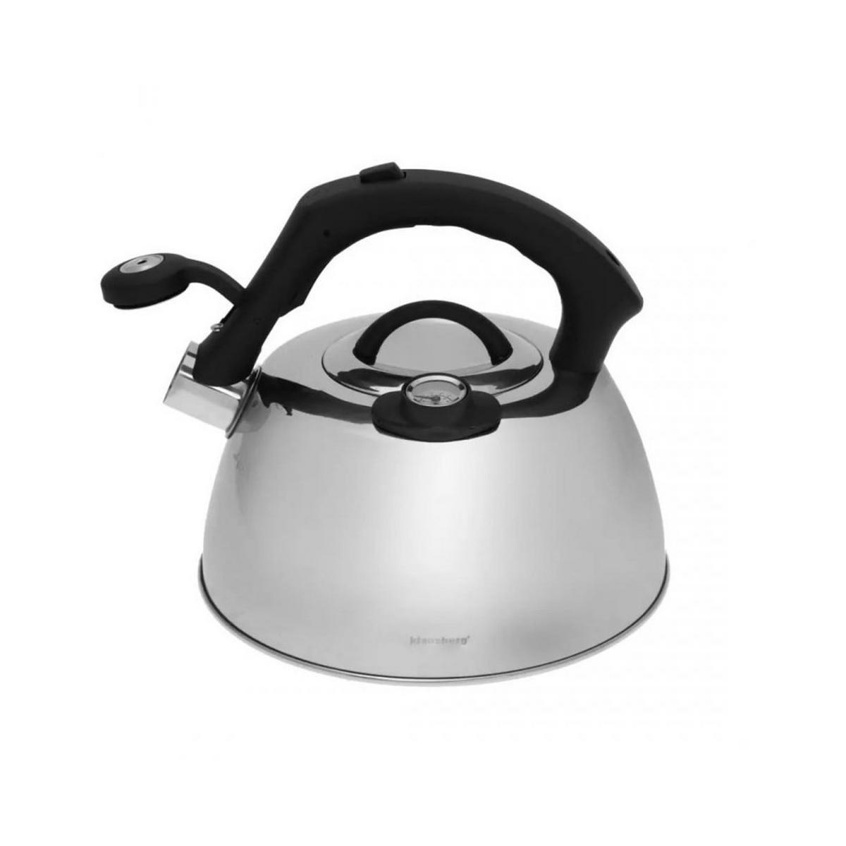 WASSERKESSEL Silber 22/20/22 cm KB7370 - Silberfarben, Metall (22cm) - Klausberg 