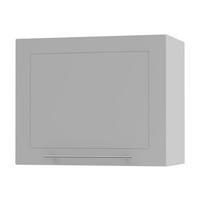 KLAPPHÄNGESCHRANK Kvantum W8/60 Dust Grey Matt / Weiß Matt 60 / 32,5 / 50cm - Weiß/Grau, Holz/Holzwerkstoff (60/50/32.5cm) - Feldmann-Wohnen