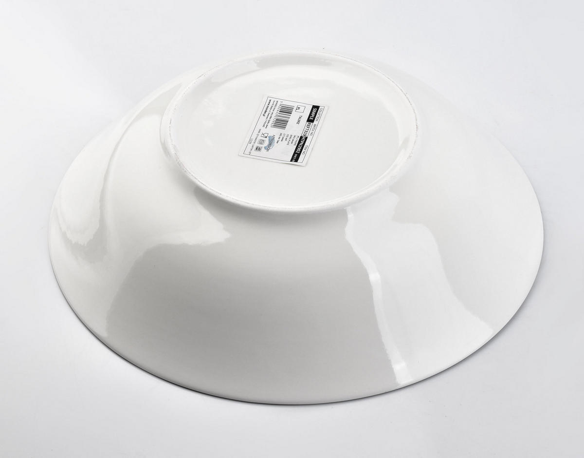 NUDELTELLER Simple Weiß 26.3/26.3/6.5 cm Keramik - Weiß, Keramik (26.3cm) - Mondex