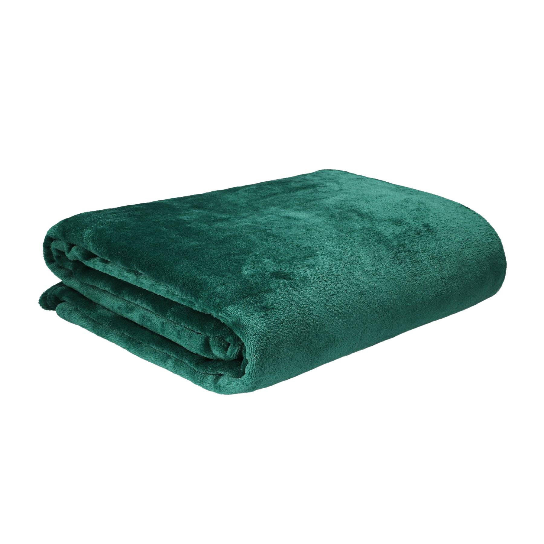 DECKE Rote grün 150/200 cm - Grün, Textil (150/200cm) - Homla