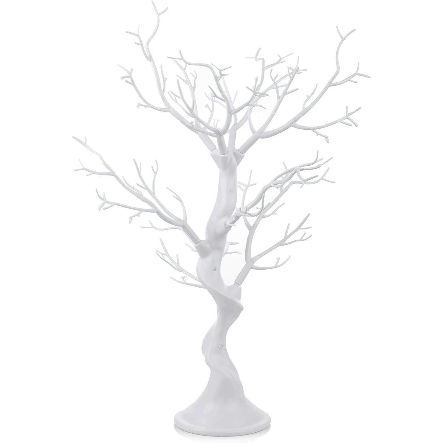 DEKOBAUM Weiß 58 cm - Weiß, Kunststoff (58cm)