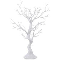 DEKOBAUM Weiß 58 cm - Weiß, Kunststoff (58cm)