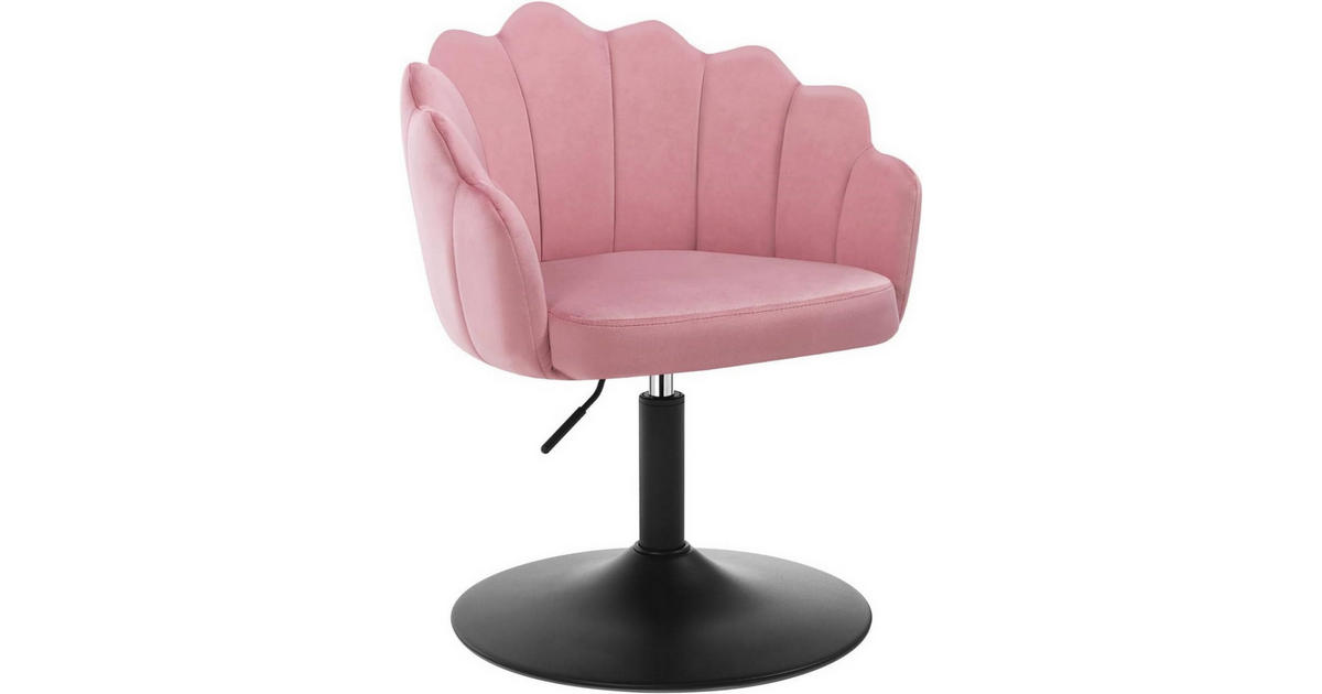 Woltu DREHSTUHL, Blumenform, Smt, Schminkstuhl, Rosa jetzt nur online ➤