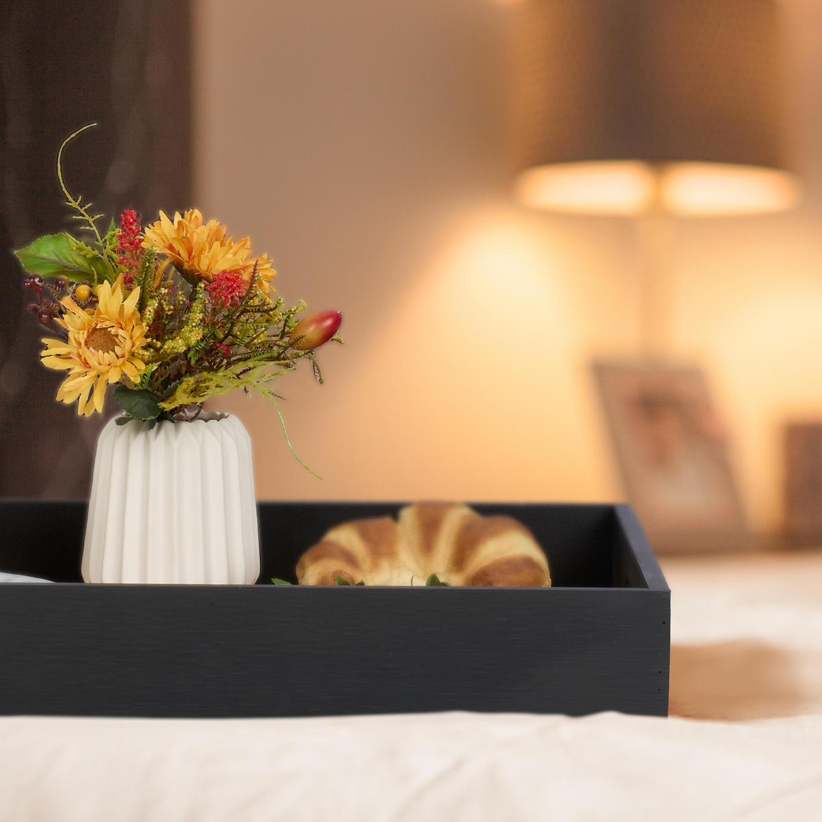 TABLETT - Multicolor, Holz/Holzwerkstoff (40.5/5/28cm) - Relaxdays