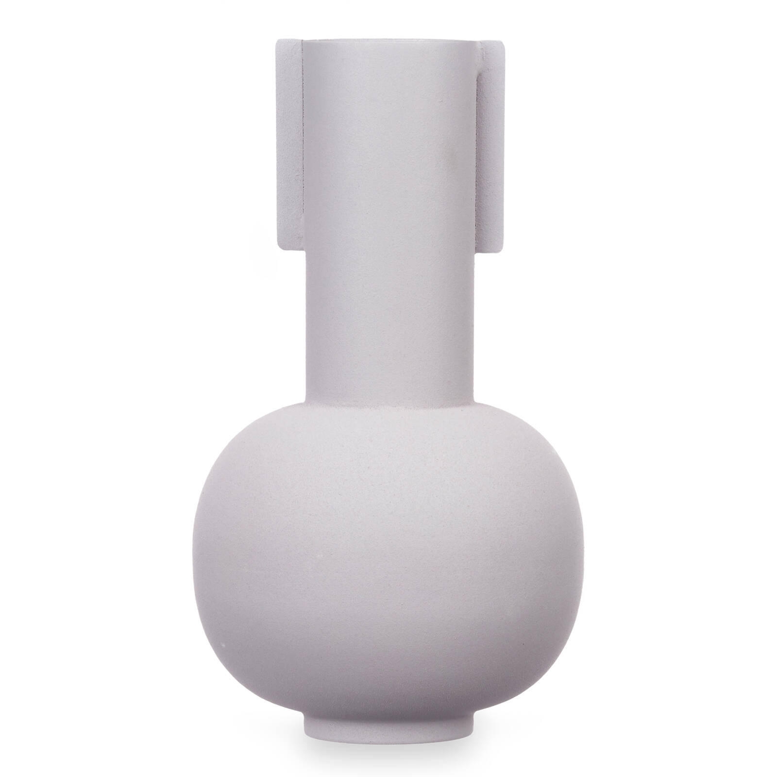 VASE Metall Pastell 14/28 cm - Grau, Metall (28cm) - Giftdecor
