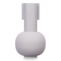 VASE Metall Pastell 14/28 cm - Grau, Metall (28cm) - Giftdecor