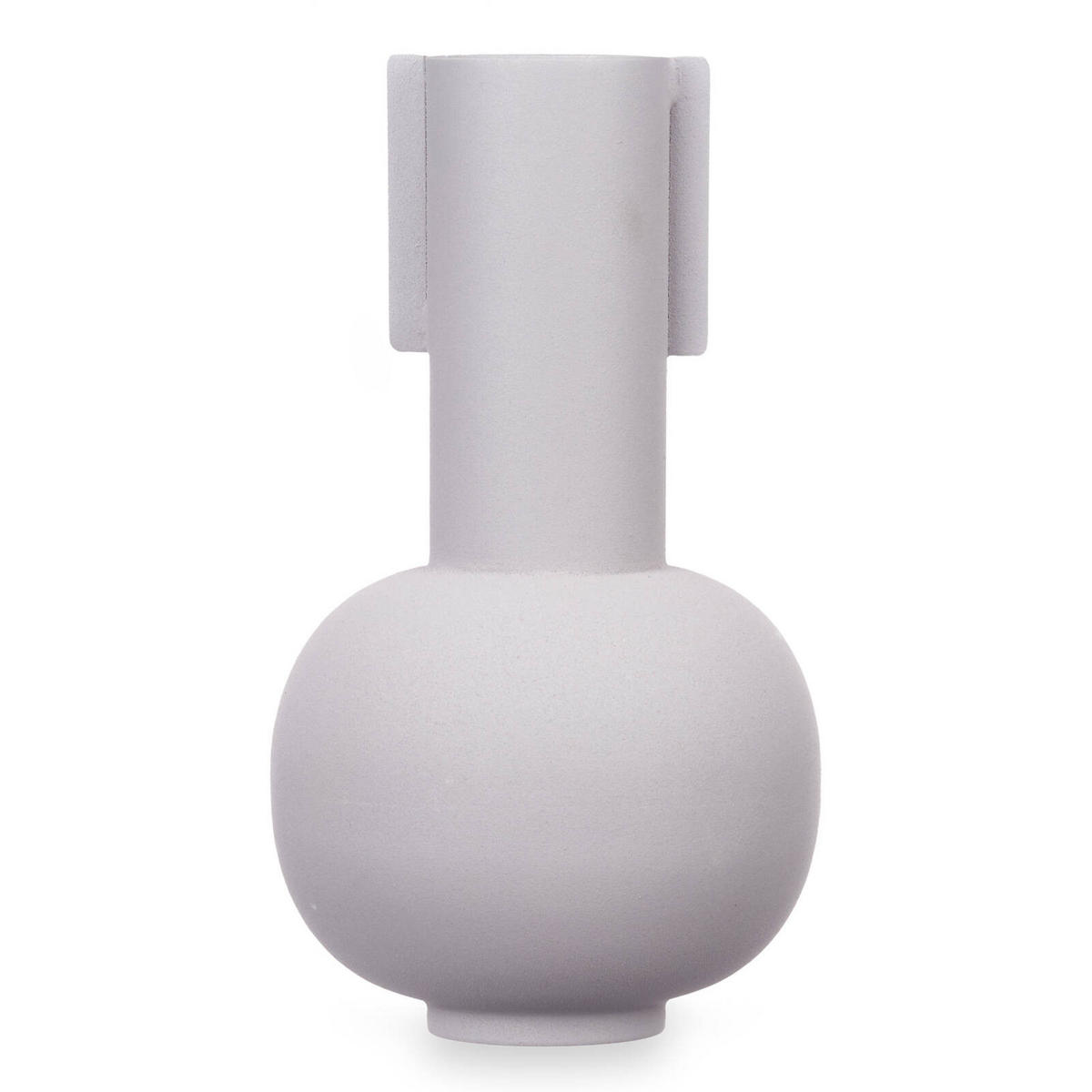 VASE Metall Pastell 14/28 cm - Grau, Metall (28cm) - Giftdecor