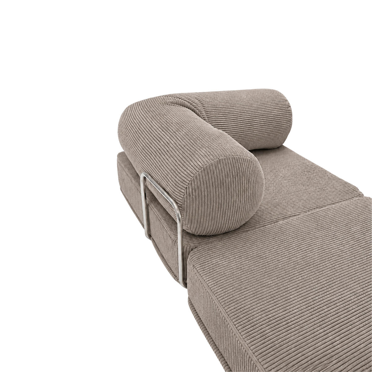MODERNER Design Relaxsessel Taupe - Taupe, Textil (100/70/100cm) - SURB