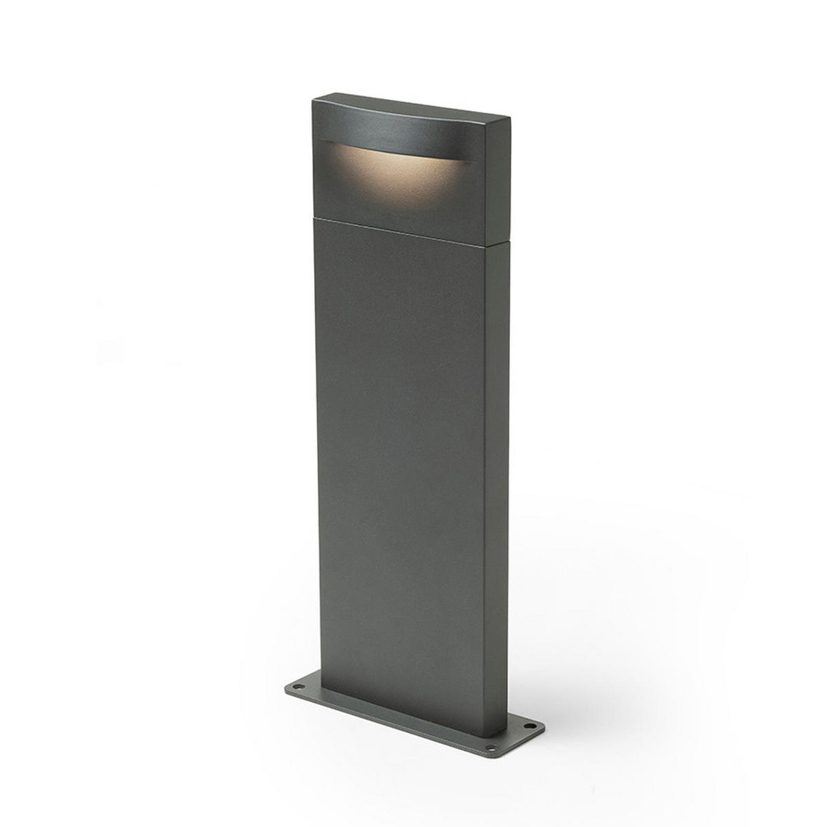 AUSSENLEUCHTE BOBO RC Anthrazitgrau 8 W IP65 - Grau, Metall (25/136/39.5cm) - Rendl