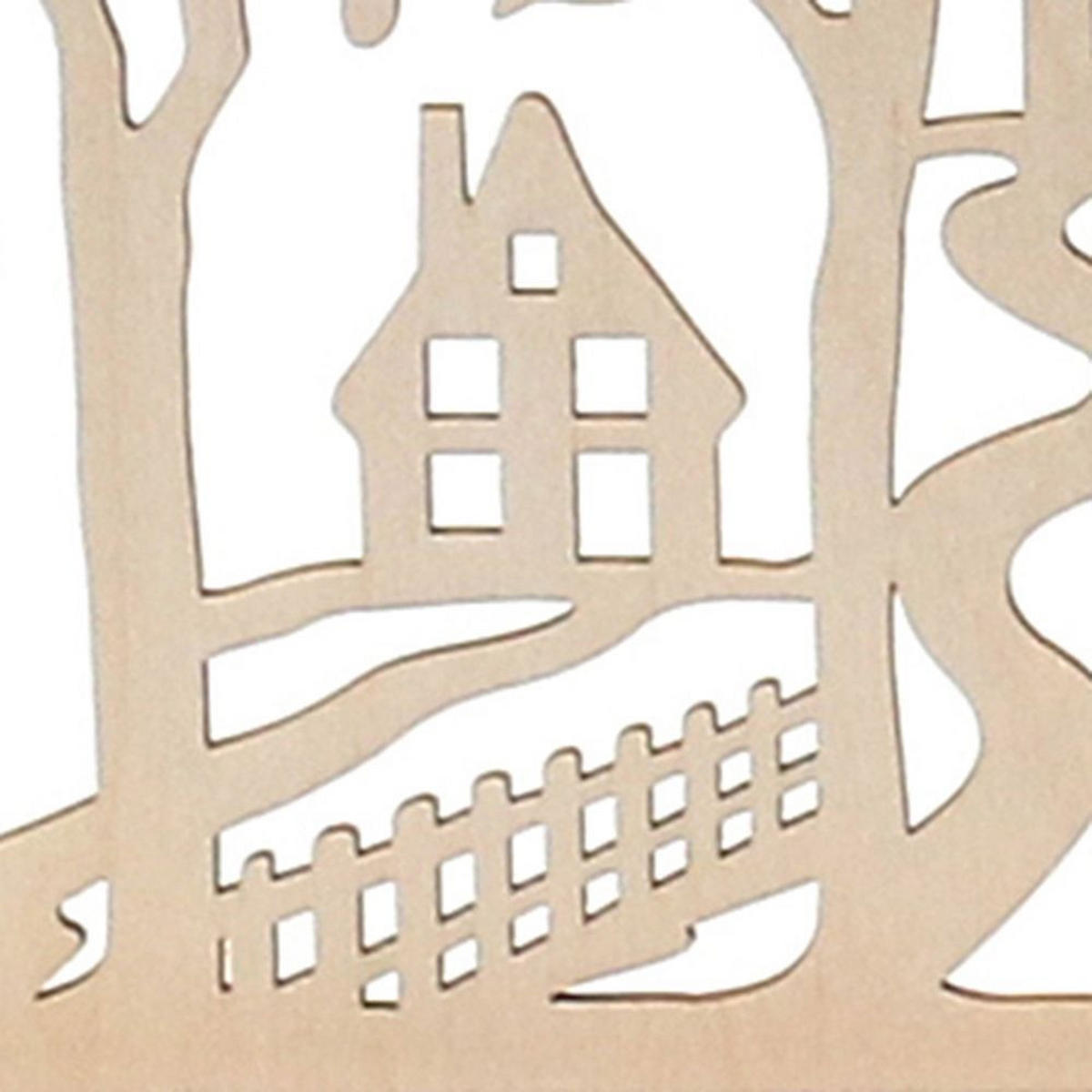 SCHWIBBOGEN Seiffener Kirche 7-flammig - Multicolor, Holz (0.1/1/0.1cm) - Dekoteam24