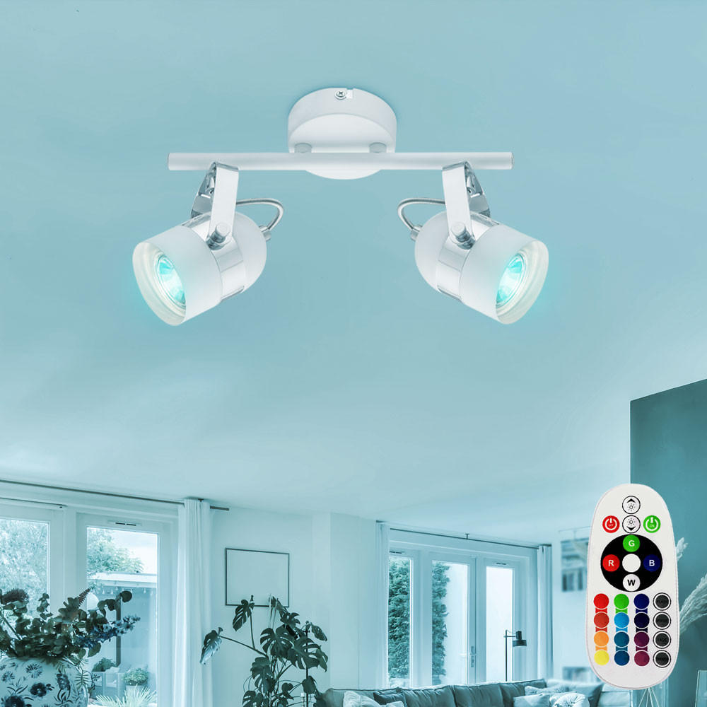 LED DECKENLEUCHTE CALGARY Weiß - Weiß, Metall (30/8.5/14.5cm)