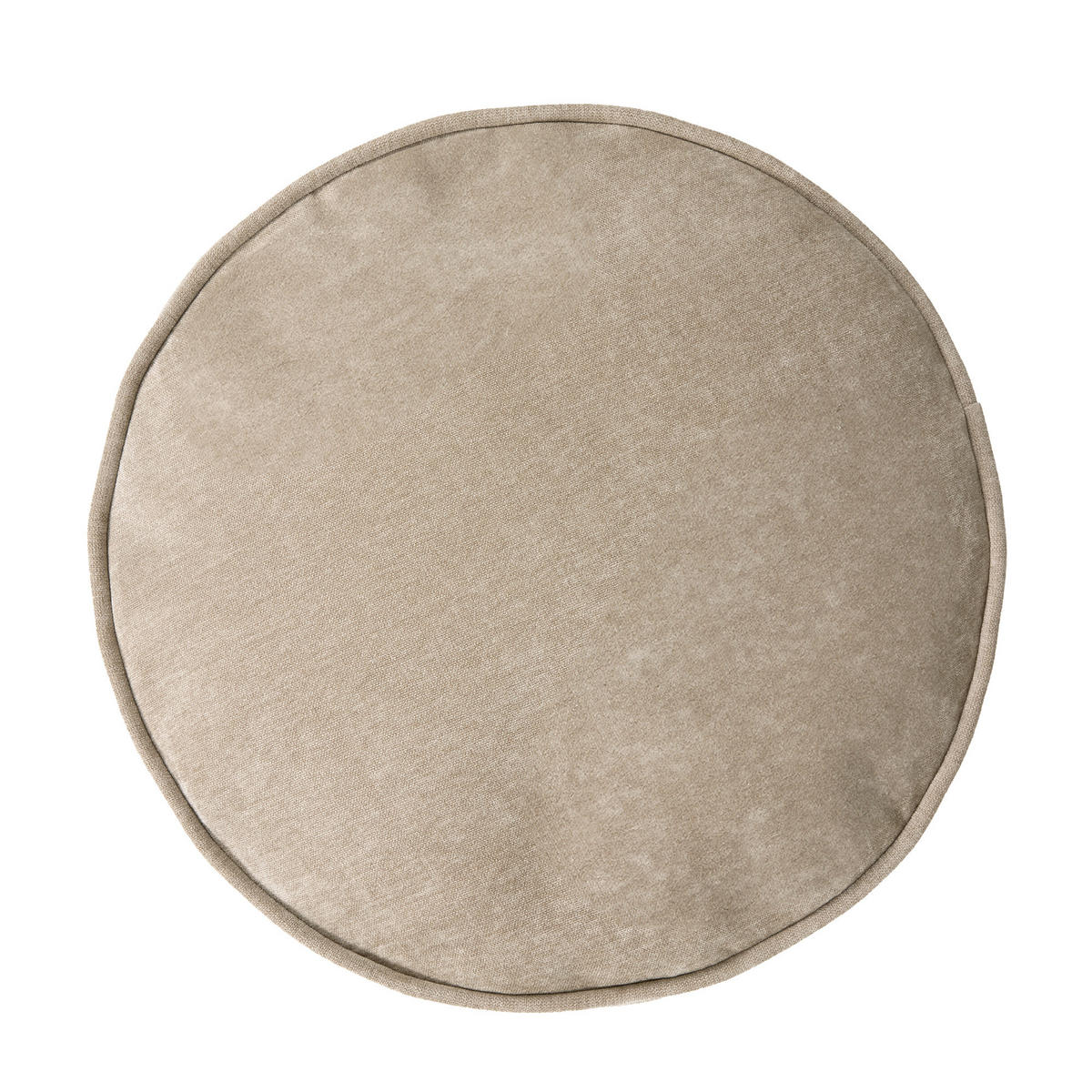 SITZPOUF Chenille Milano - Beige, Kunststoff/Textil (55/35/55cm) - icon