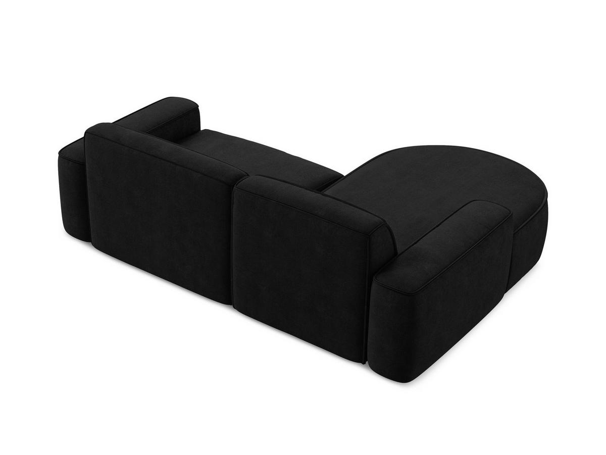 SOFAELEMENT Rechts Chenille Stoff Rot - Bordeaux/Schwarz, Holzwerkstoff/Kunststoff (179/70/113cm) - Makamii