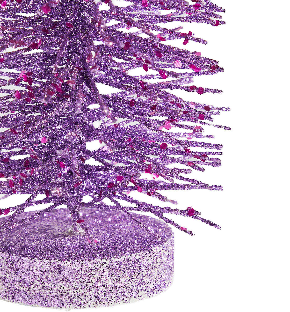 DEKOTANNE X-Mas mit Glitter - Flieder, Kunststoff (10/28/10cm) - Butlers