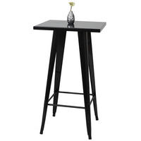 STEHTISCH METALL eckig Schwarz - Schwarz, Metall (60/60/105cm) - MCW