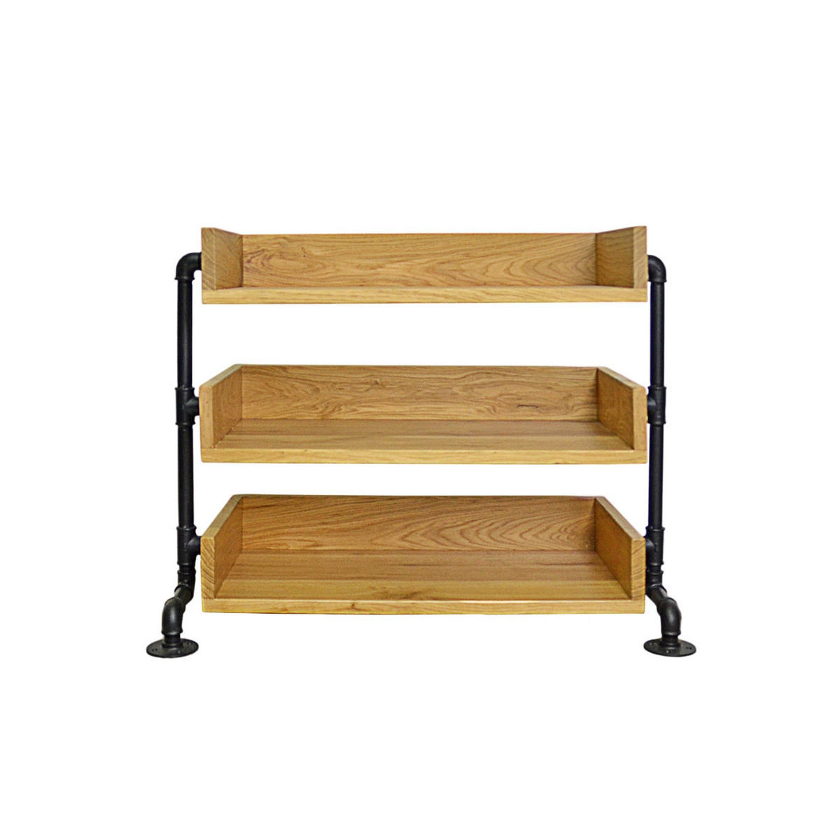 SCHUHREGAL für den Flur DENAR I - Eichefarben, Holz (85/60/35cm) - Rawood Furniture