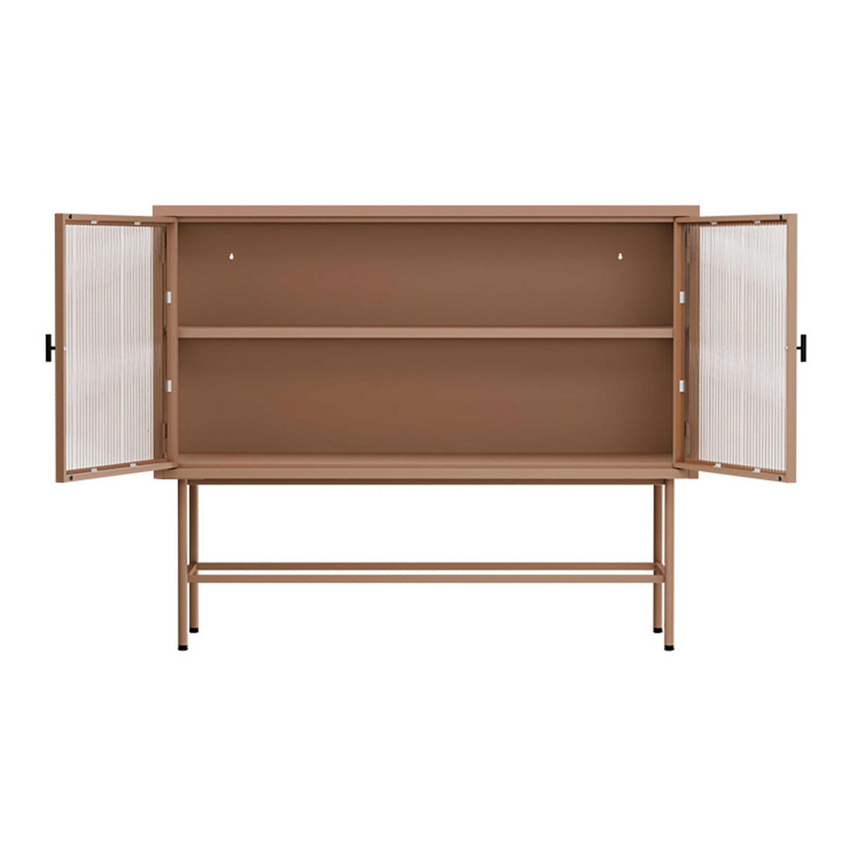 SIDEBOARD, Braun - Braun, Metall (43/90/110cm) - Oviala