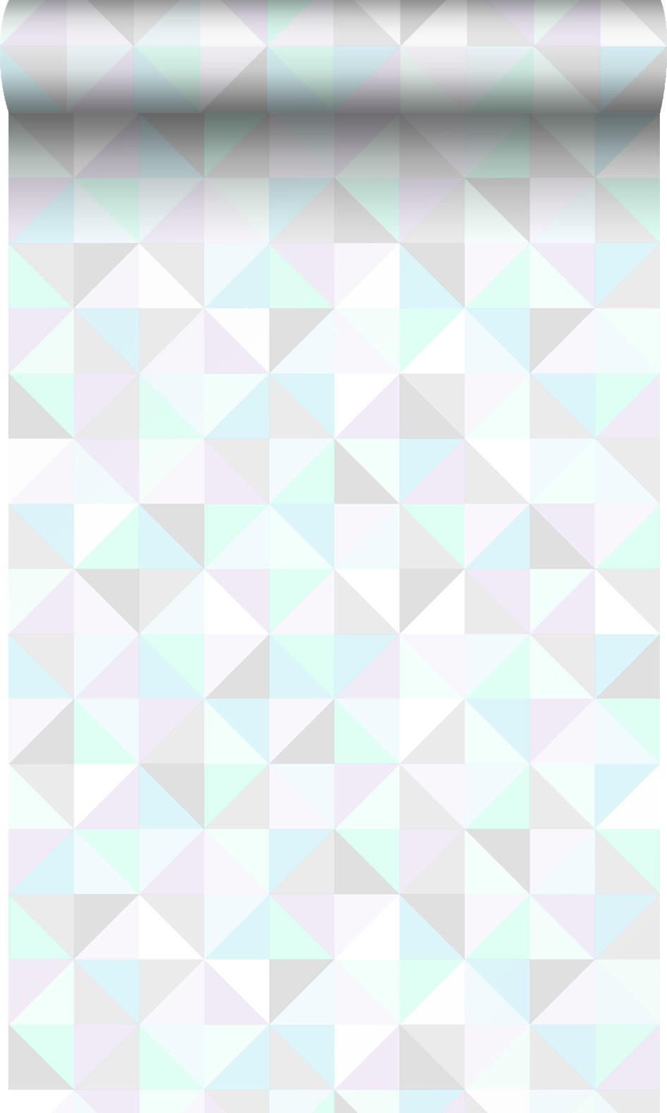 TAPETE Dreiecke 53 cm x 10.05 m - Weiß, Papier (53/0.1cm) - Origin Wallcoverings