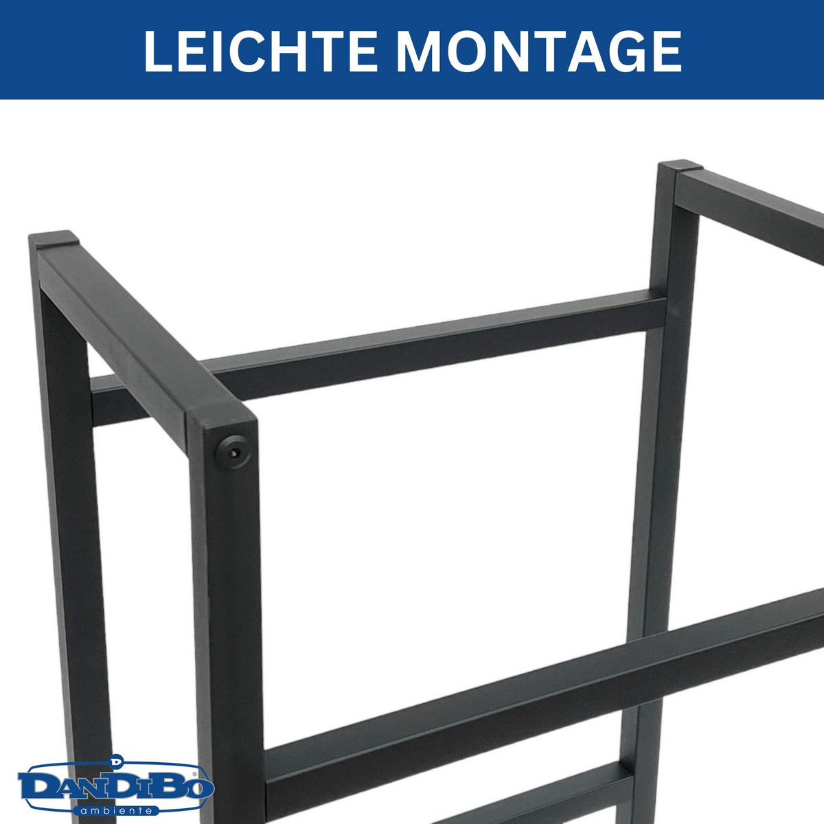 GETRÄNKEKISTENREGAL 2 Kisten Schmal Metall Stehend 47 cm - Schwarz, Metall (47/75/31cm) - DanDiBo