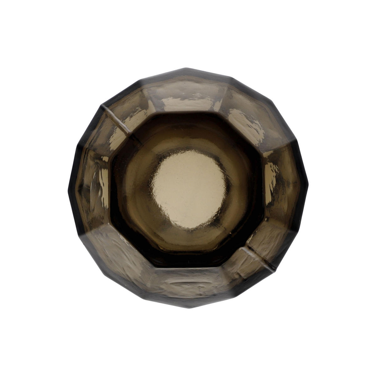 VASE Golden Smoke, Glas, Grau, 12 cm - Grau, Glas (12cm) - Goebel