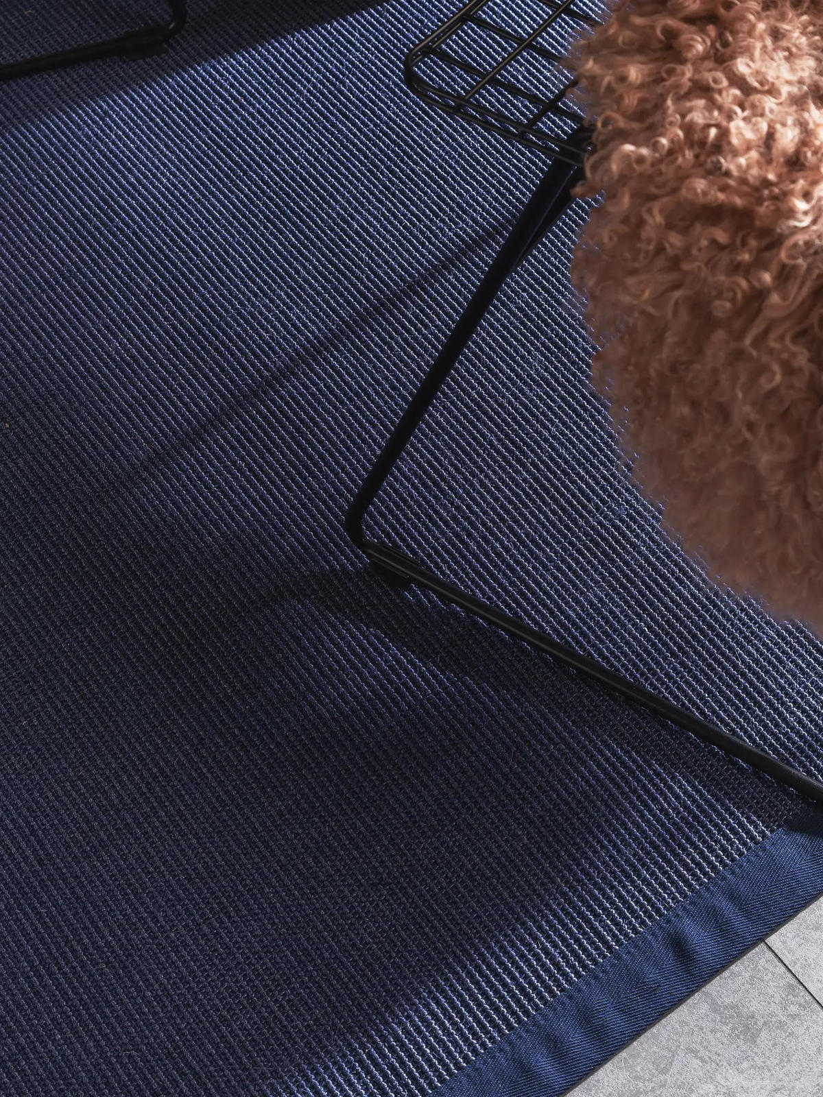 SISALTEPPICH Sana Blau 160x230 cm - Blau, Textil (160/230cm) - benuta Nest