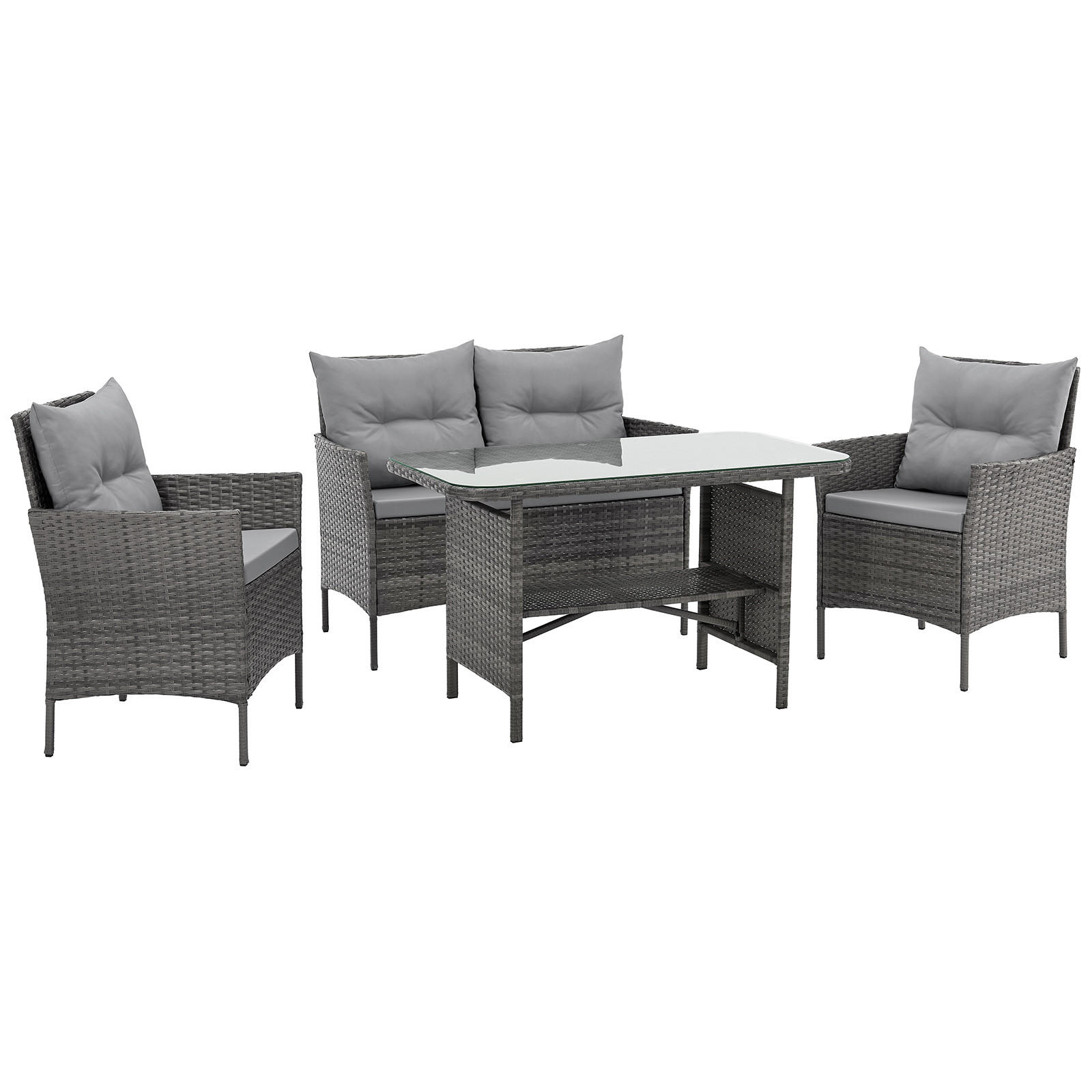 Svita Gartenlounge Grau