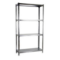 SCHWERLASTREGAL Mid Metal Shark HxBxT 150 x 110 x 40 cm Fachlast 200 kg Verzinkt - Silberfarben, Metall (110/150/40cm) - PROREGAL