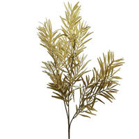 DEKORAČNÍ VĚTVIČKA Viridis, plast - zelená barva, plast (75cm) - Mondex