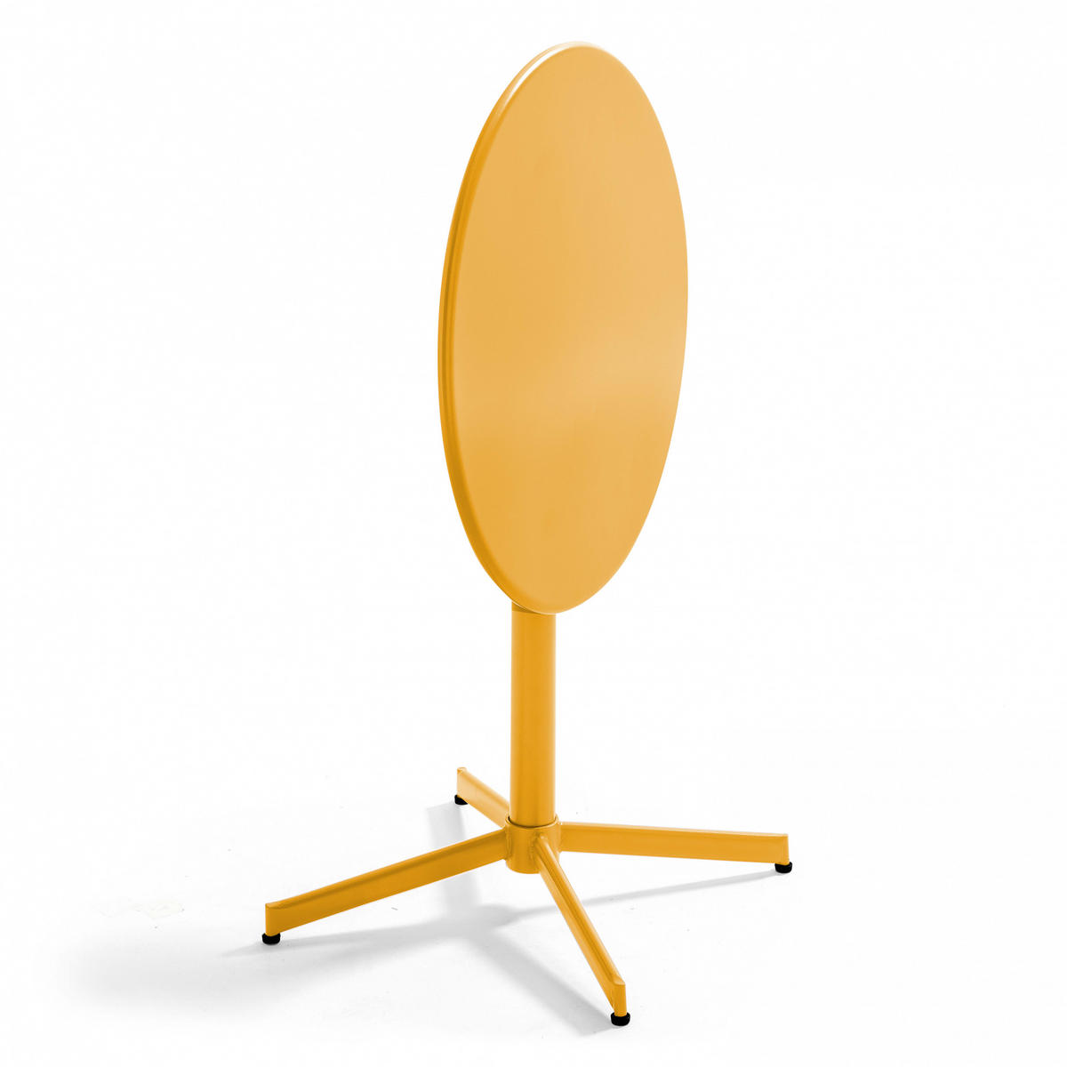 GARTENTISCH , klappbar, Gelb - Gelb, Metall (90/50/72cm) - Oviala