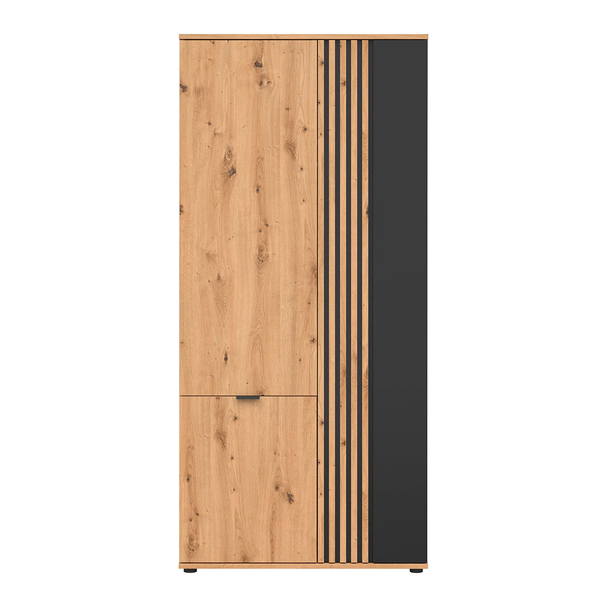 SKŘÍŇ 3DVEŘOVÁ Ezra Dřevo - hnědá, kompozitní dřevo (90/195/56cm) - Petits-meubles