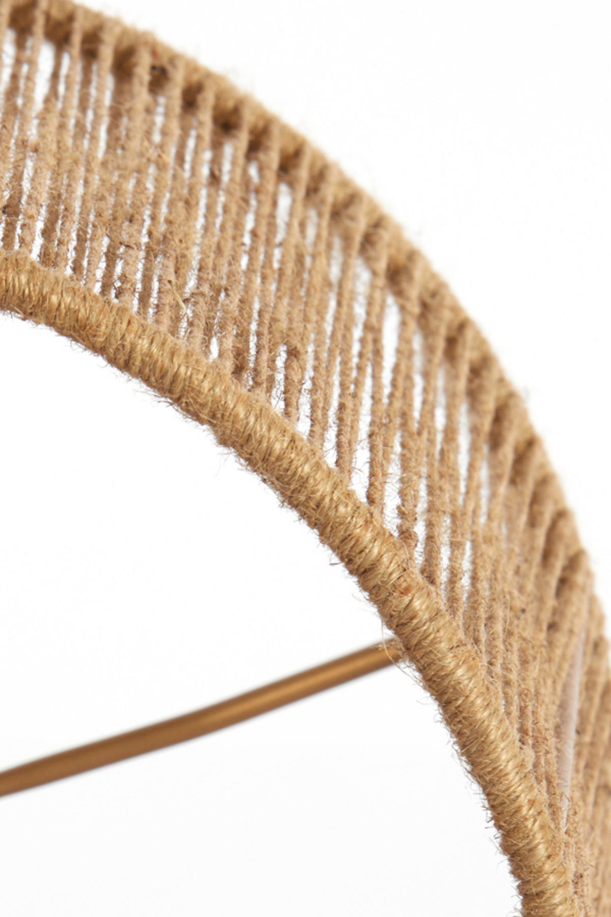 LAMPENSCHIRM Tossa Braun Ø30/21 cm - Braun, Textil (30/30/21cm) - Light & Living