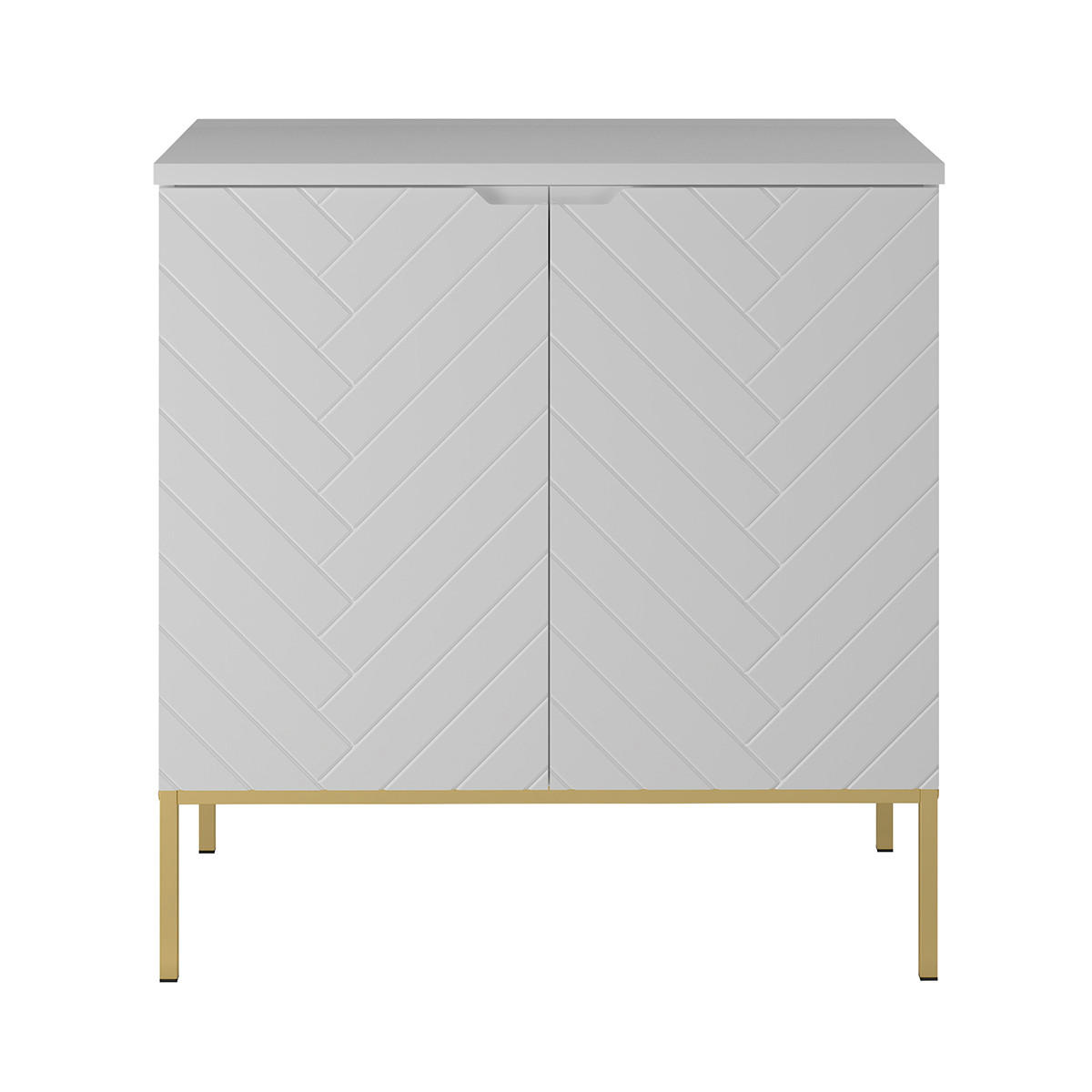 WASCHTISCHUNTERSCHRANK 80.6cm Daria Weiß - Weiß, Holzwerkstoff (80.6/84.2/46.5cm) - Petits-meubles