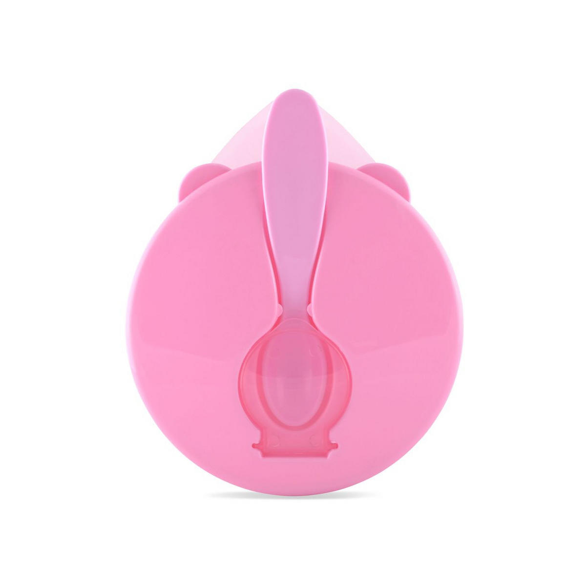 KINDERSCHÜSSEL-SET 1023058 rosa Deckel, Griff, rutschfest, 250 ml, ab 6 Monaten, leicht zu reinigen - Rosa, Kunststoff (15/5/15cm) - Lorelli