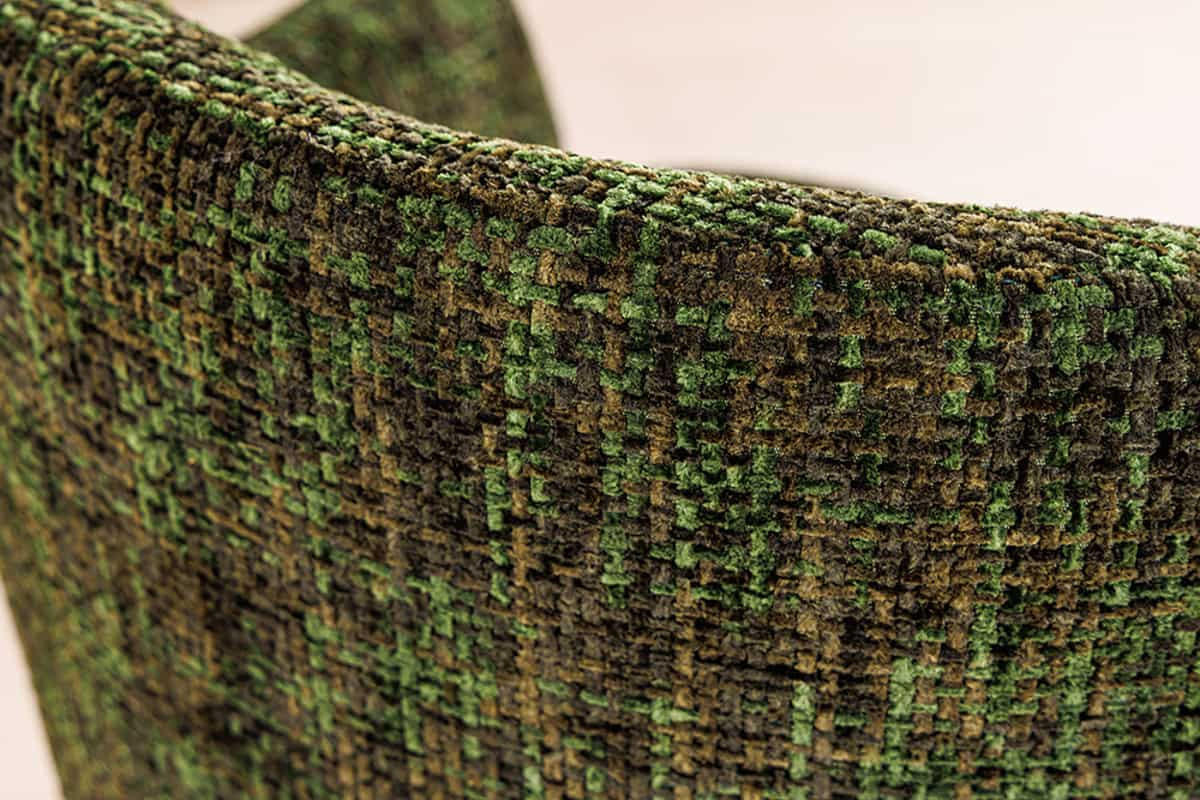 STUHL EXTRAVAGANCIA Chenille Dunkelgrün 80 cm - Goldfarben/Grün, Kunststoff/Metall (60/81/63cm) - riess-ambiente