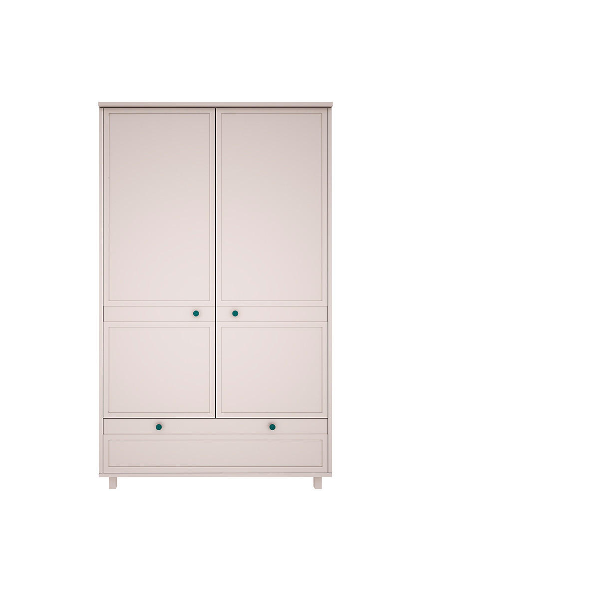 SKŘÍŇ 2DVEŘOVÁ Gabriel Béžová - béžová, kompozitní dřevo (117/197/50cm) - Petits-meubles