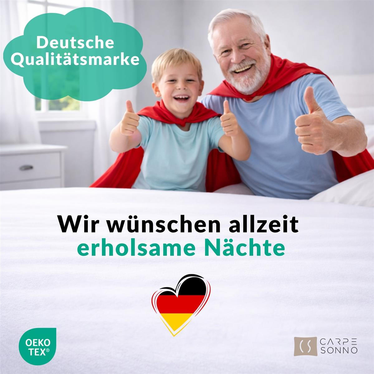 MOLTON-MATRATZENSCHONER 140x220 aus 100% Baumwolle - Atmungsaktive Matratzenschutz Auflage feuchtigkeitsabsorbierend - Matratzenauflage 140 x 220 cm - Naturfarben, Textil - Carpe Sonno