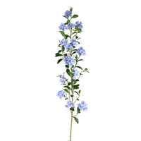 KUNSTBLUME Garden Blau 90/37/144cm - Blau, Textil (144cm) - PTMD Collection