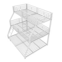 ETAGENBETT Metall Weiß - Weiß, Metall (90/200cm) - ComfortXL