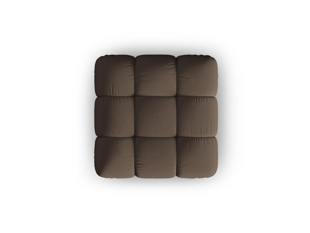 POUF Bellis aus 3D-Stoff braun - Braun, Textil (94/43/94cm) - Micadoni