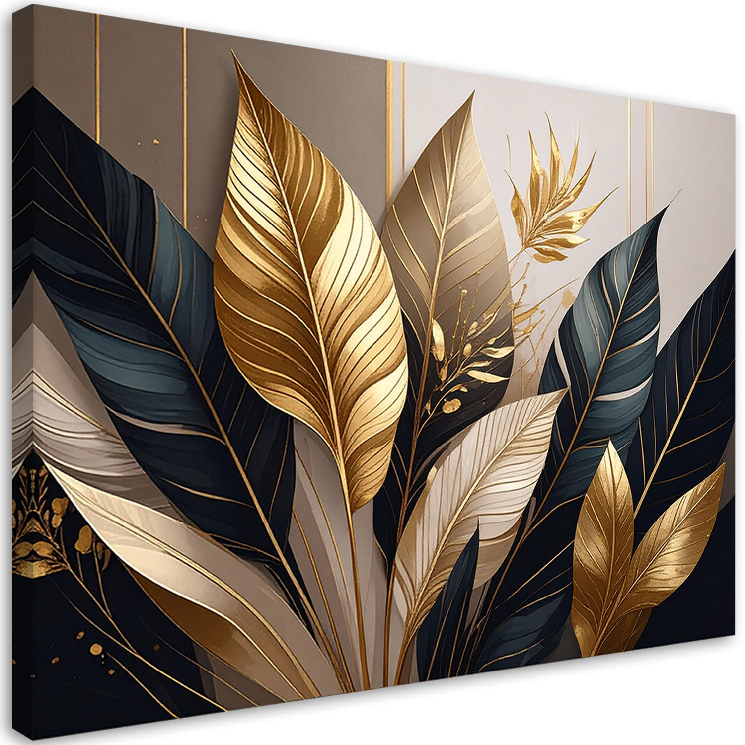 Feeby Bild Gold 100x70 cm