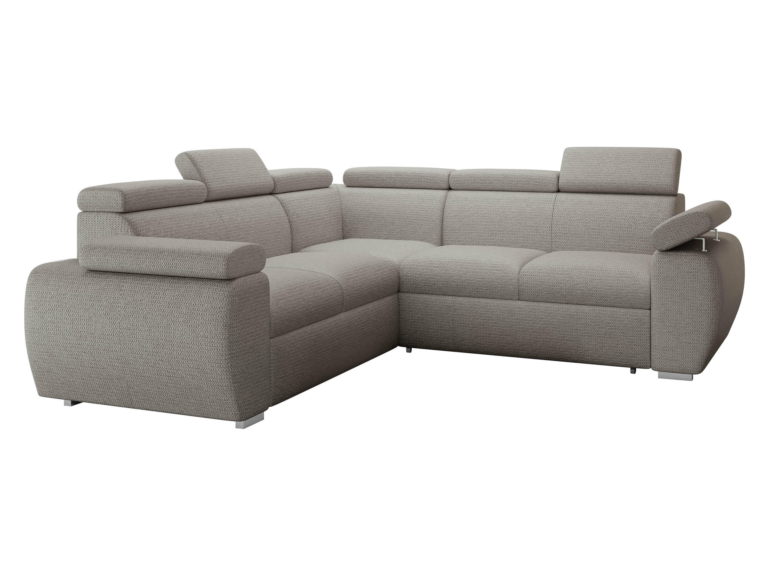 Mirjan24 Ecksofa Greige 260x260 cm