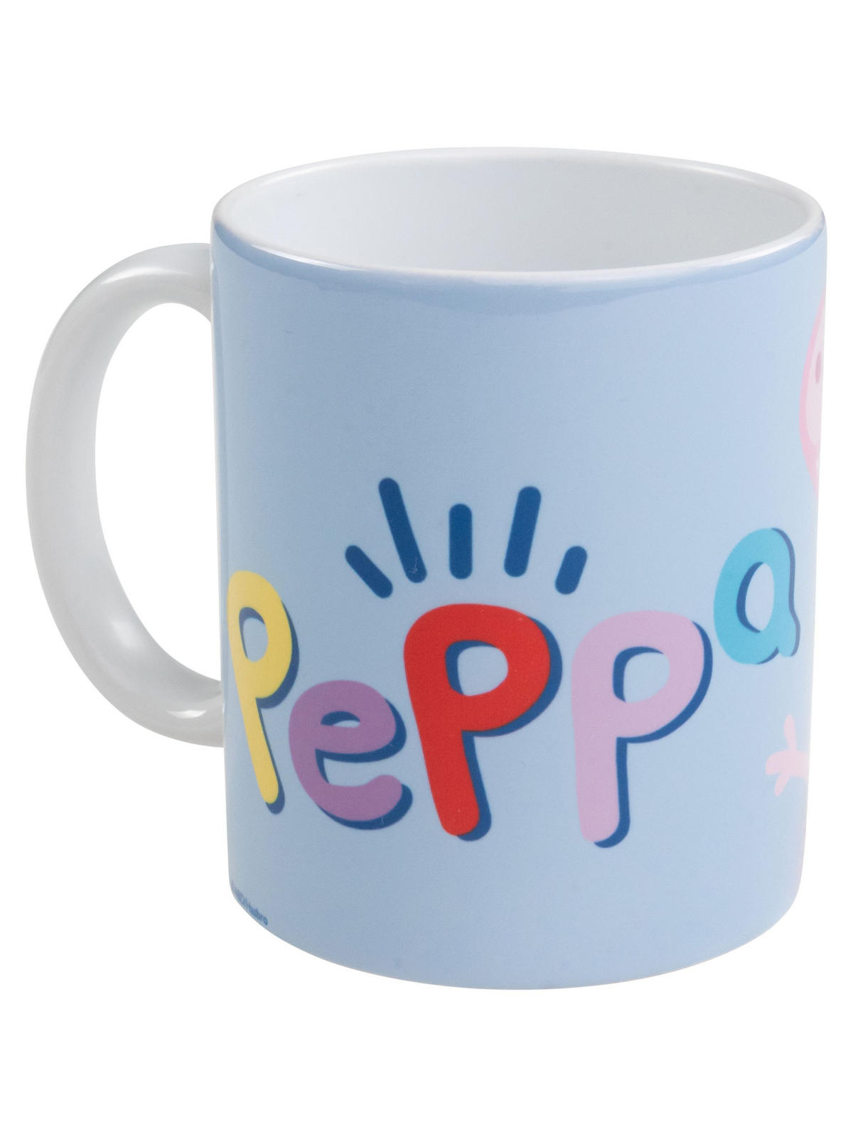 BECHER Peppa Wutz Blau 320 ml - Blau, Keramik (0.32L) - United Labels