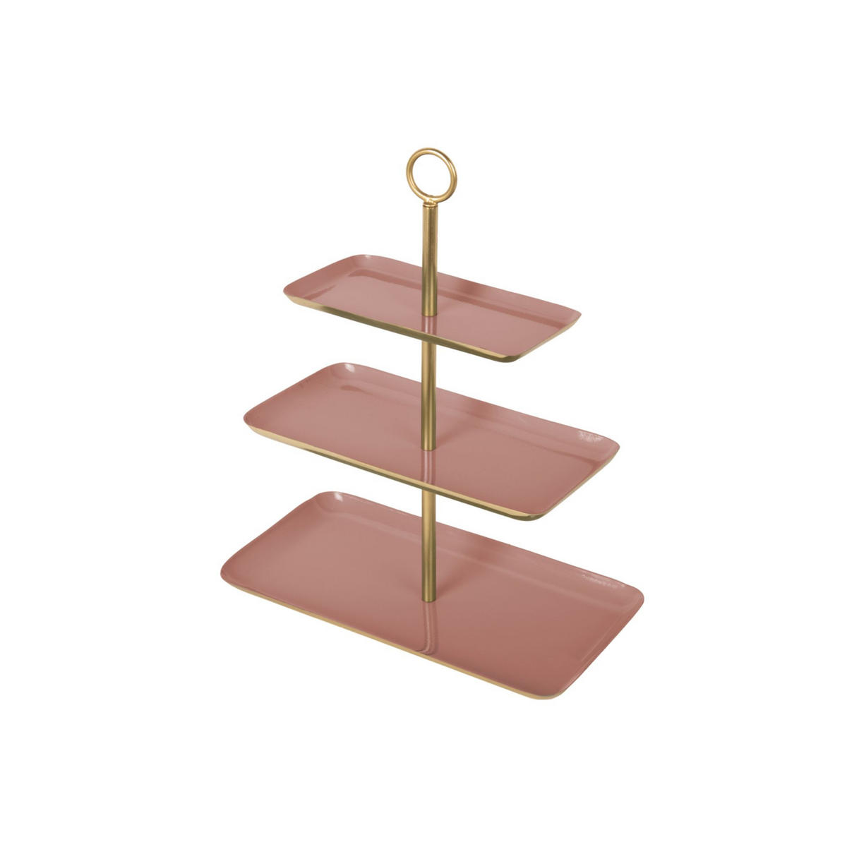 ETAGERE Festive Rosa 31/16/36 cm - Pink, Metall (1/36cm) - Present Time