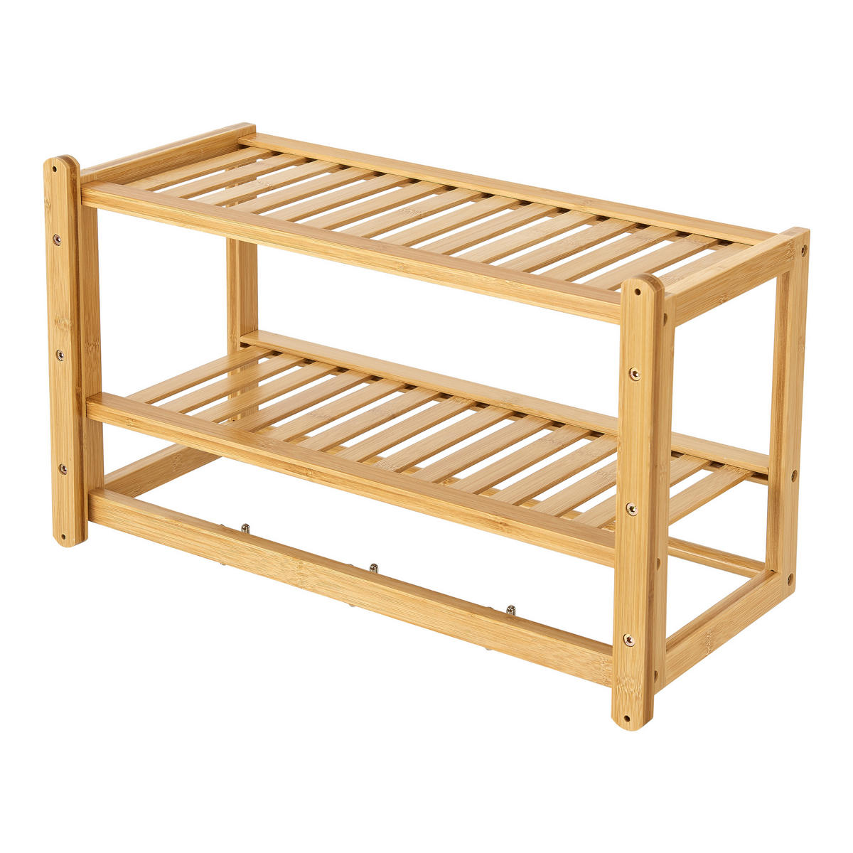 BADEZIMMERREGAL Thyborøn - Naturfarben, Holz (55/30/22.5cm) - [en.casa]