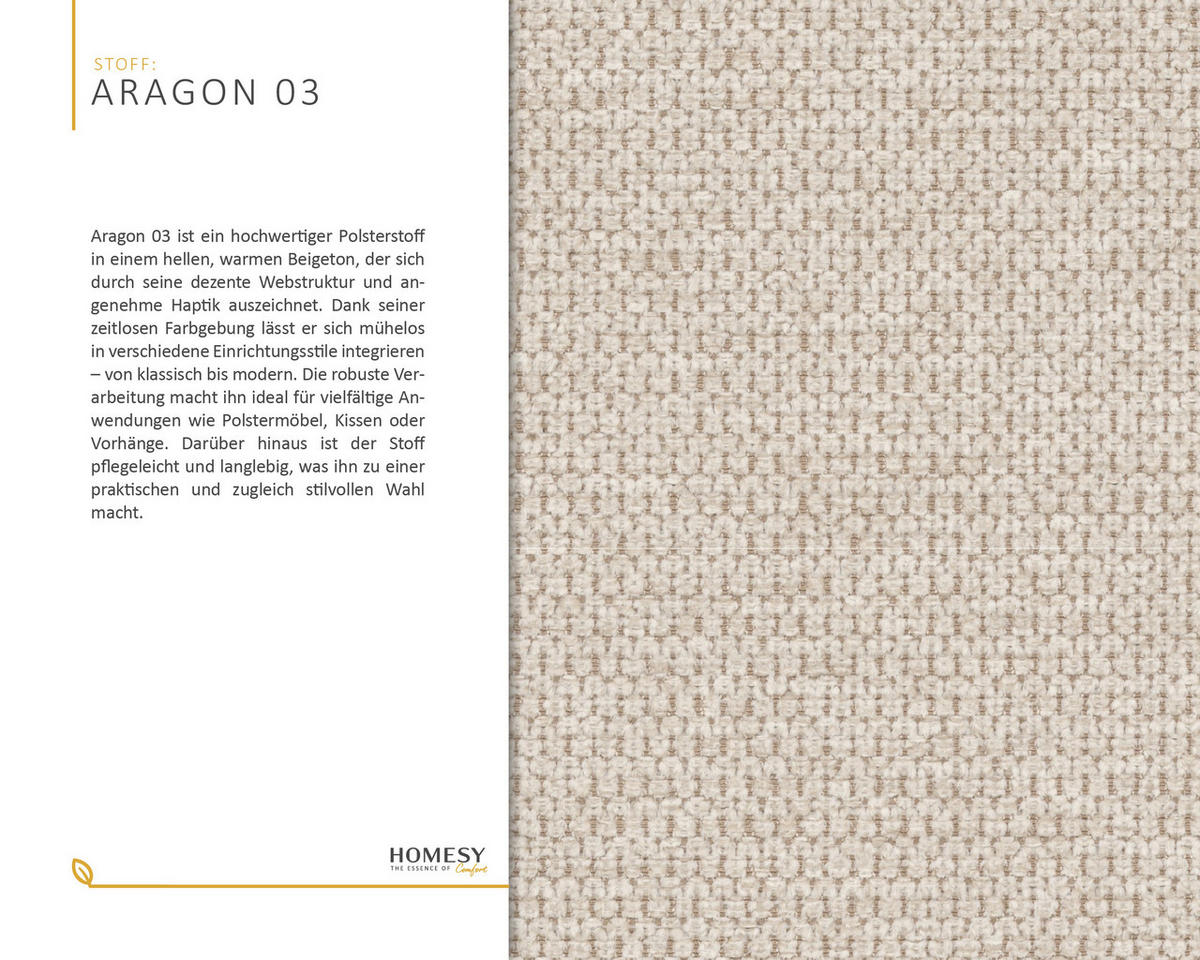 ECKSOFA Bellano Ecksofa L-Form- links oder rechts montierbar, beige - Beige, Holz (243/156cm) - Homesy