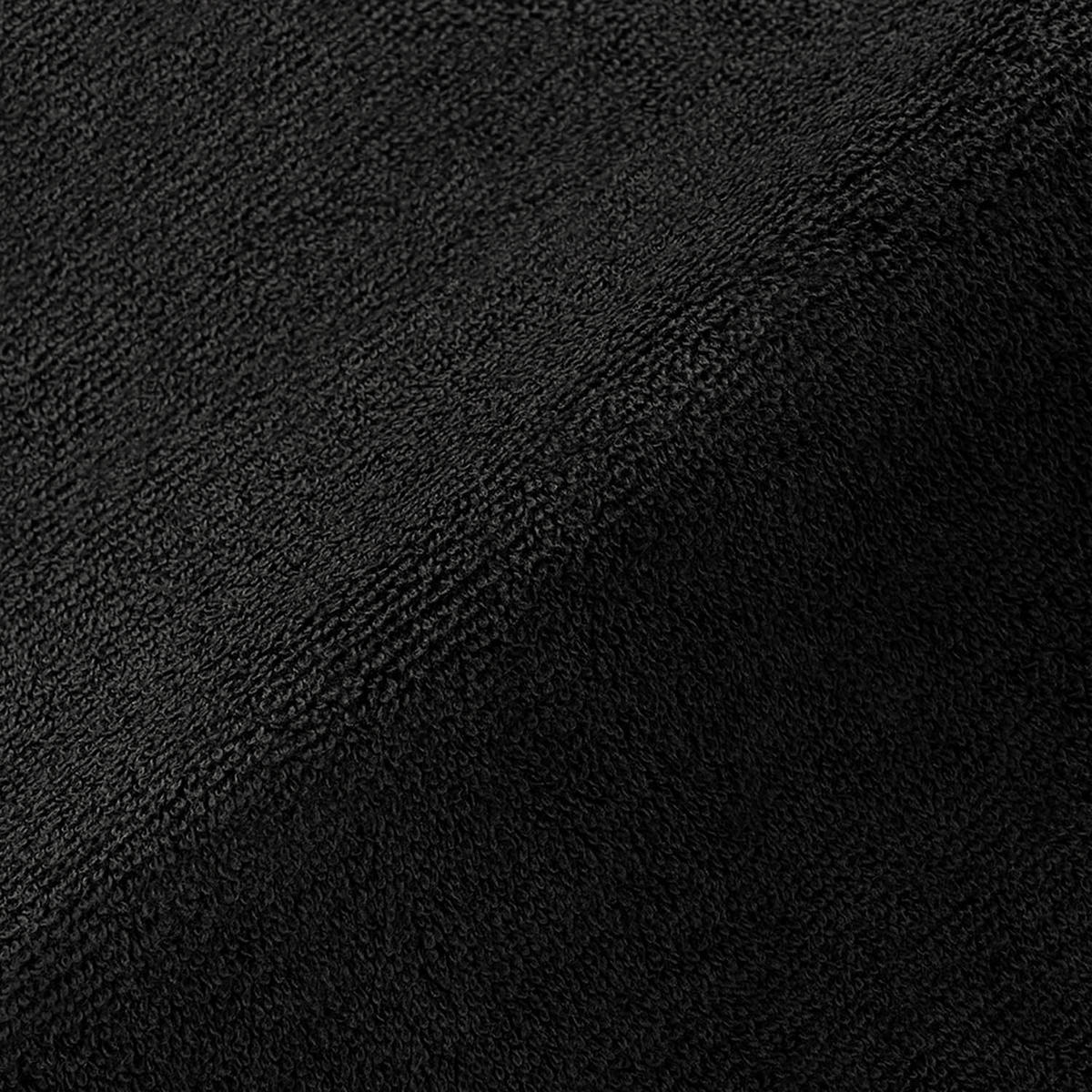 HANDTUCH 8-teilig, 2x Badetuch 70/140 + 4x Handtuch 50/100 + 2x Gästetuch 30/30 + 2x Waschlappen 15/20 cm, Schwarz - Schwarz, Textil (70/140cm) - Blumtal