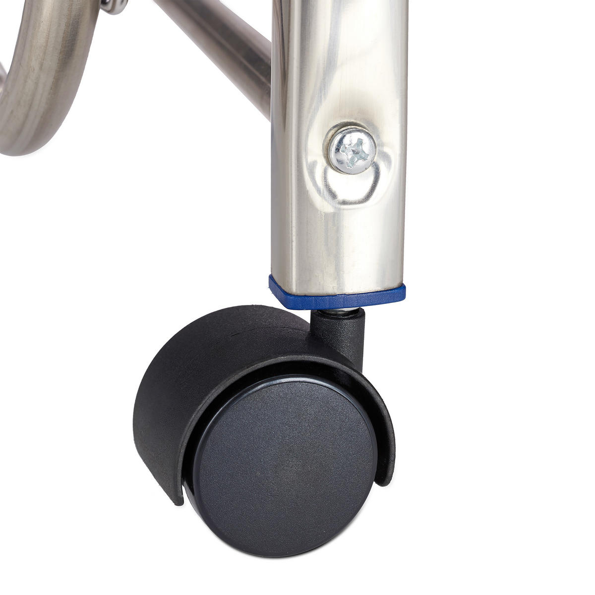 STOJAN na prádlo - strieborná, kov/plast (185.5/111/53cm) - Relaxdays